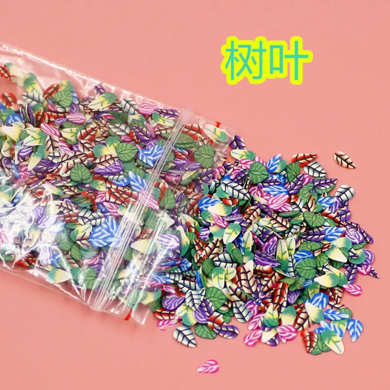 1000PCS DIY Decor Fruit Animal Cake Polymer Clay Toy Slime Accessories Decoration Jelly Mud Hand Gum Polyer Clay Toys Gift  (6)