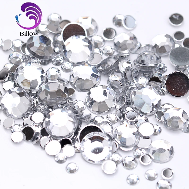 Crystal Acrylic Non Hotfix Rhinestone Flatback Стразы Non Hot Fix Rhinestones With Glue On Nail