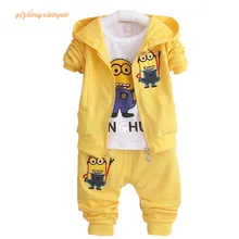 Новинка года Демисезонный модная брендовая детская одежда для мальчиков комплекты одежды с Микки Маусом для мальчиков; куртка+ футболка+ штаны, 3 вещи, шт./компл. детские спортивные костюмы