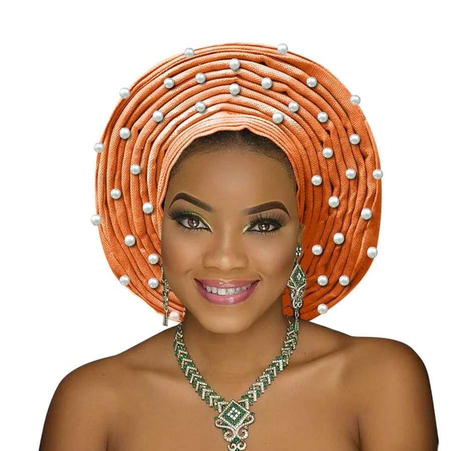 african headtie aso oke gele headtie african head wrap fashion nigerian aso ebi gele turban women aso oke head gear (2)