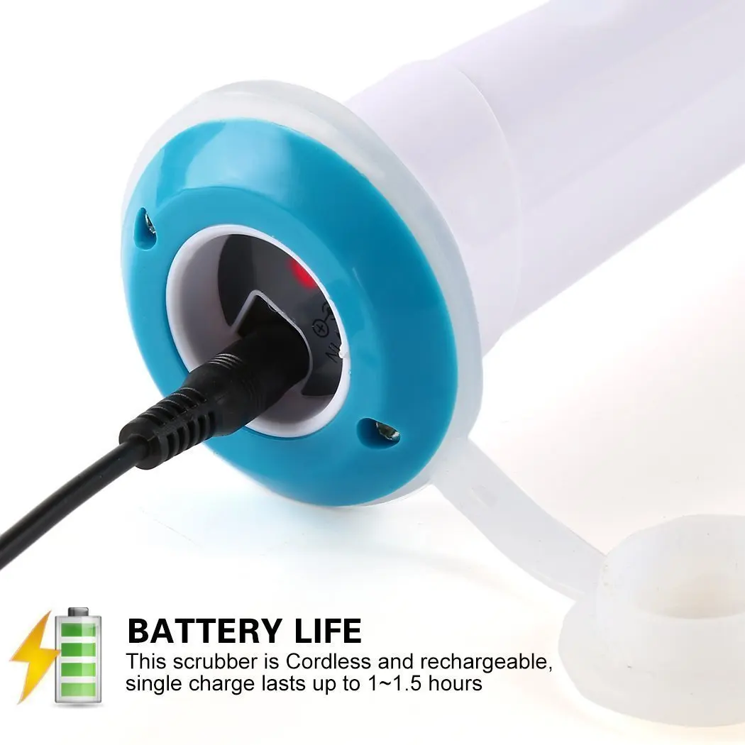 Аутентичные cheapElectric TurboScrub ложки с длинной ручкой многофункциональная Чистящая