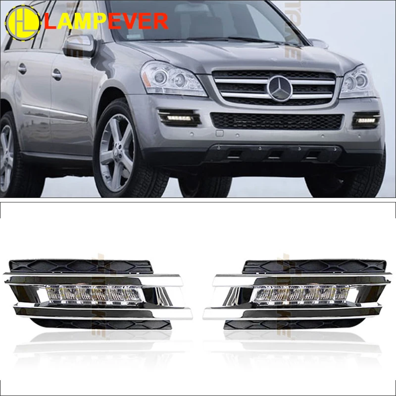 Lampever Car Led Daytime Running Lights For Mercedes Benz Gl Gl350 Lampever Car Led Daytime Running Lights For Mercedes Benz Gl Gl350 Gl400 Gl450 Gl500 X164 2006 2009 Drl With Fast Delivery In Light Embly From