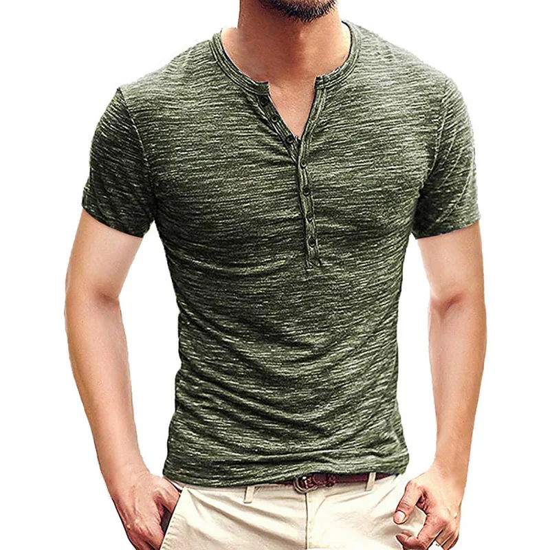 SHUJIN мужские футболки на пуговицах Удобная Футболка дизайнерская Тонкая Повседневная модная весенне-осенняя футболка хит