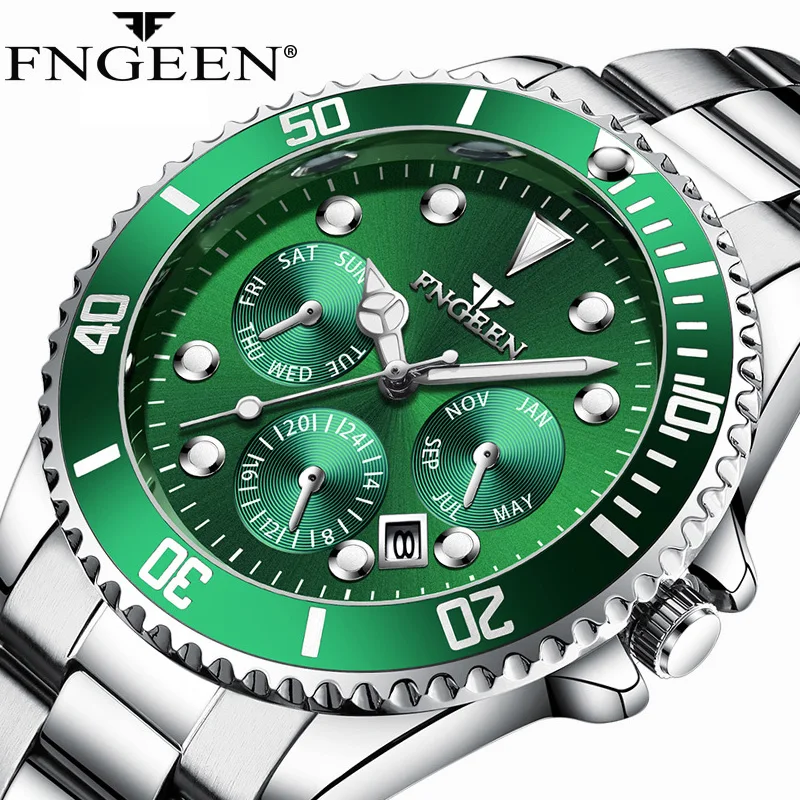 

Men's Watches Luxury Brand Waterproof Military Quartz Wristwatches Fashion Trend Man Watch Stainless Steel Relogio Masculino