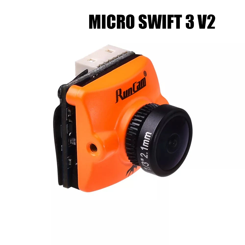 Runcam Micro Swift 3 V2 4:3 600TVL CCD Mini FPV камера джойстик/UART управление переключаемый OSD конфигурация-FOV 145