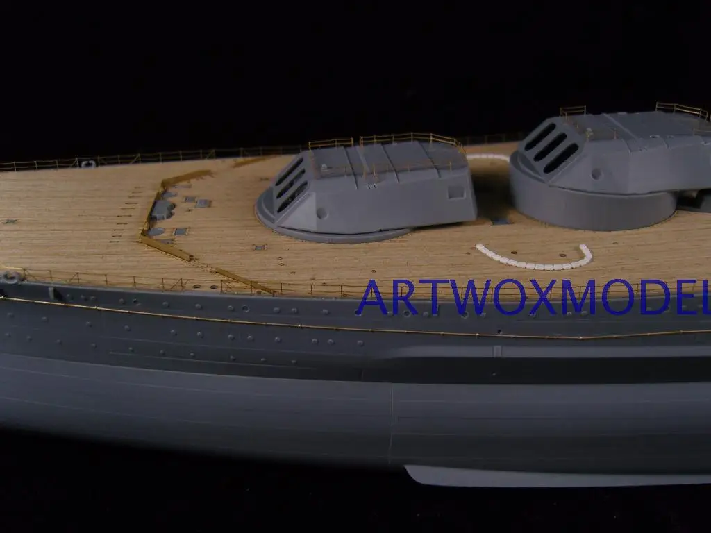 ARTWOX с Tamiya 78025 Новый battleship Yamato черная деревянная колода с PE AW10050D