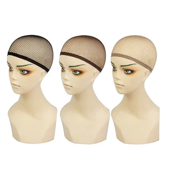 

New Fashion Wig Cap Nylon Retractable Elastic Adjustable Braided Wig Hat Mesh Washable Breathable Wig Hairdressing Tools DIY