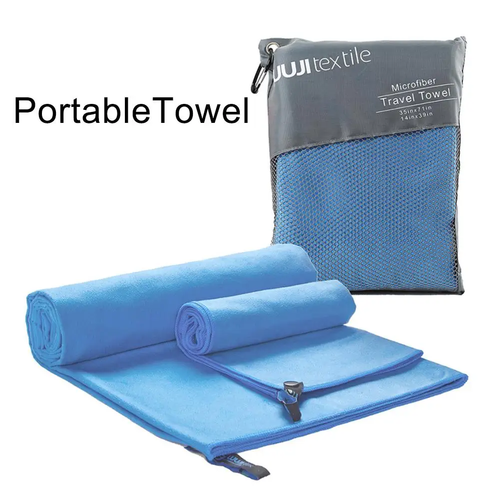 

2Pcs Portable Outdoor Sport Quick-Dry Sweat Absorbent Fitness Yoga Travel Towel