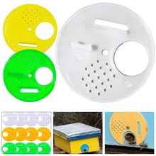 12 шт Круглые входные ворота Улей пластиковый для пчеловодства оборудование пчеловодства гнездо двери вентиляционные отверстия пчелиные инструменты