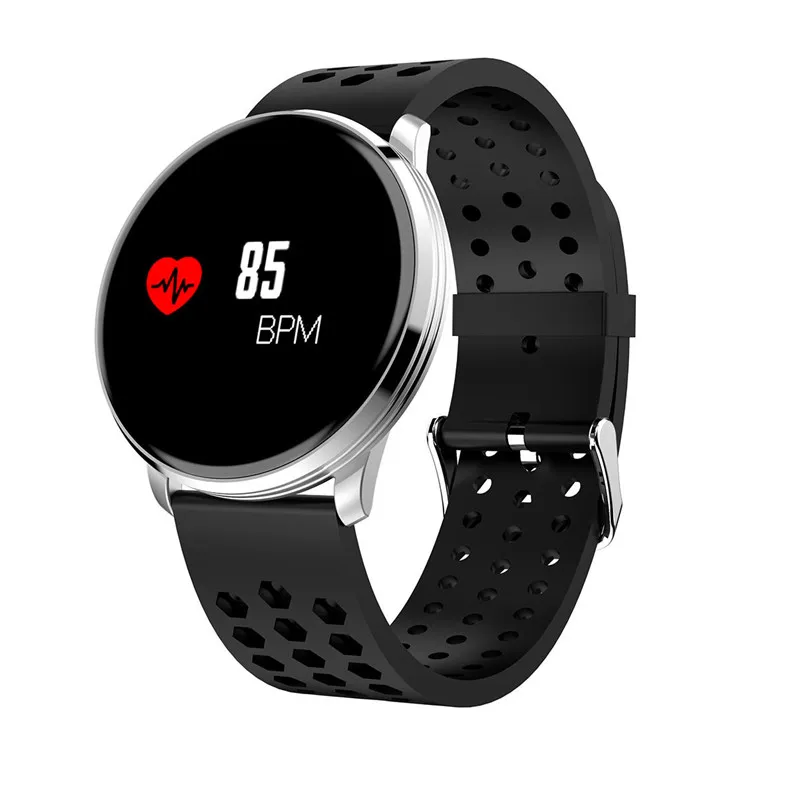 Спортивные 0,9" HD цветной экран кровяное давление кислородный монитор сердечного ритма Смарт-часы спортивный браслет для дома забота о здоровье подарок