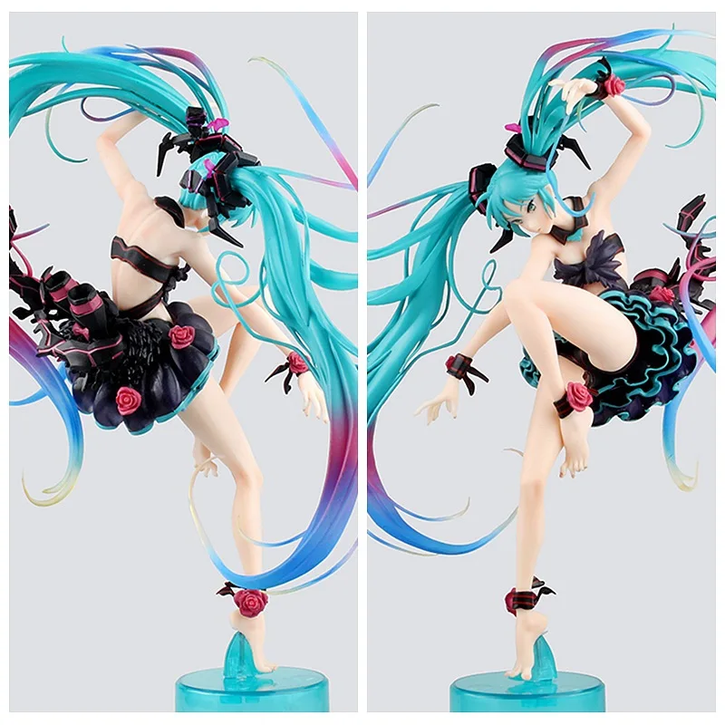 23 см аниме фигурка Вокалоид ACGN Hatsune Miku Mebae Ver ПВХ 1/7 масштаб окрашенная модель роль Мику Сексуальная девушка коллекция кукла