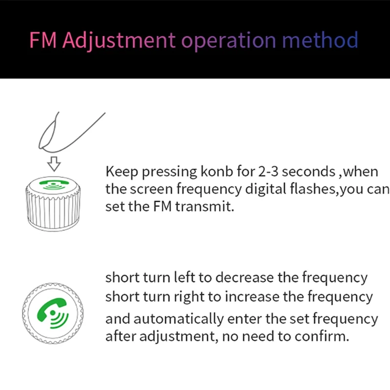 VicTsing Wireless Bluetooth Car FM Transmitter Radio Hands-Free Car Kit Double USB Charger Fast Charging Module Black 5V3A      (20)