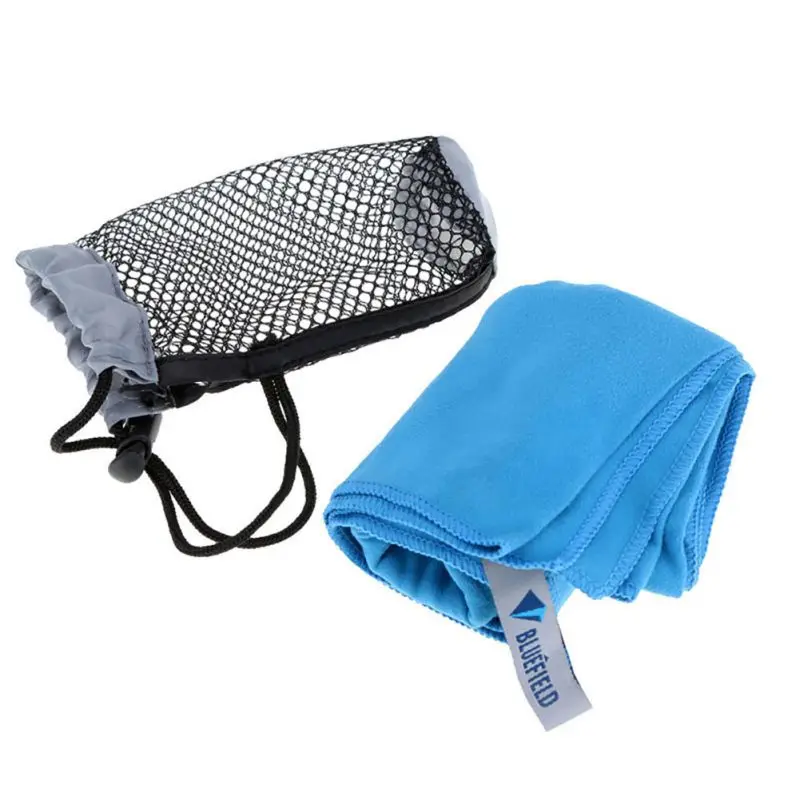 Microfiber Antibacterial Ultralight Compact Quick Drying Towel Camping Hiking Hand Face Towel Outdoor Travel Kits ZW-01