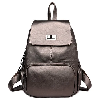 

Fashion Vintage Leather School Backpacks Female Travel Shoulder Bag Women Backpacks For Teenage Girls Dayback Mochilas Rucksacks