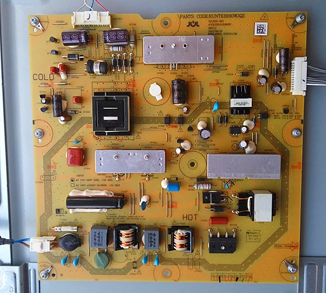 

LCD-46DS20A power panel RUNTKB160WJQZ JSL2100-003 is used