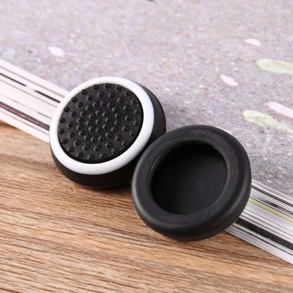 2pcs/lot Game Accessory Protect Cover Silicone Thumb Stick Grip Caps for PS4/3 for Xbox 360/for Xbox one Game Controllers