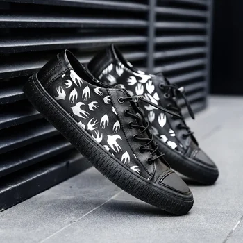 

Casual Shoes Men High Quality Non-slip Genuine Leather Shoes Male Comfortable Light Flats Walking Sneakers Footwear 2019 New