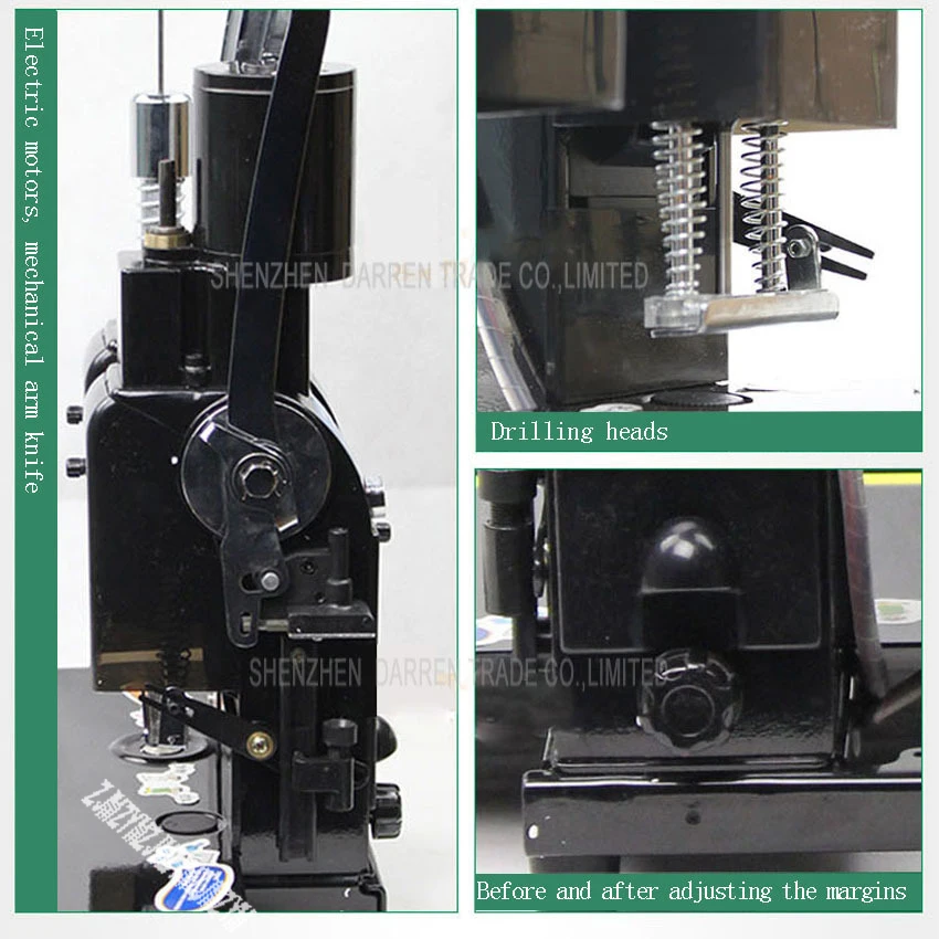 1 шт. GD-502 Электрический переплетный станок, финансовые документы, документ, переплеточная машина для архивов, электрическая дрель