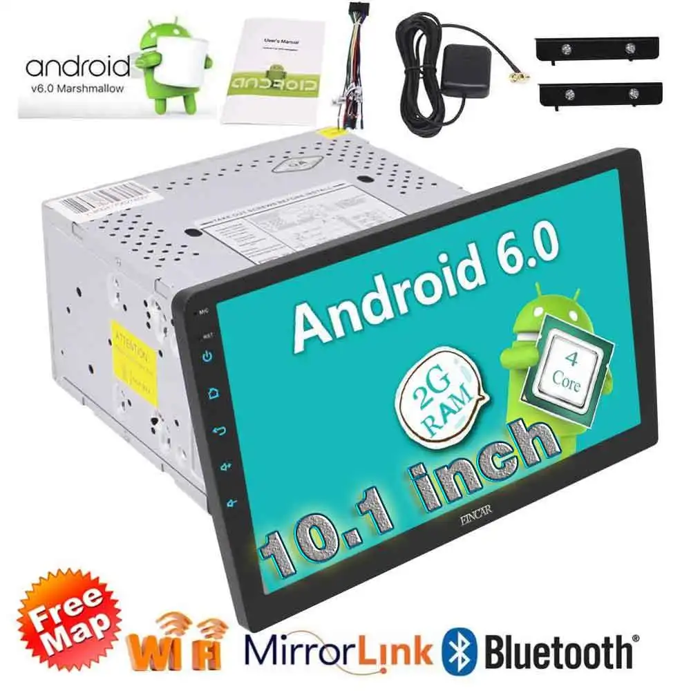 Clearance Universal Camera+Android 6.0 2GB 2Din 10.1" Car Stereo GPS Radio Bluetooth NO DVD player in dash car PC headunit double din gps 0 Clearance Universal Camera+Android 6.0 2GB 2Din 10.1" Car Stereo GPS Radio Bluetooth NO DVD player in dash car PC headunit double din gps 0