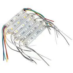 Водонепроницаемый IP68 пестрого 3 светодиодный модуль, работающего на постоянном токе 12 В в строку Светодиодные ленты света 5050 SMD