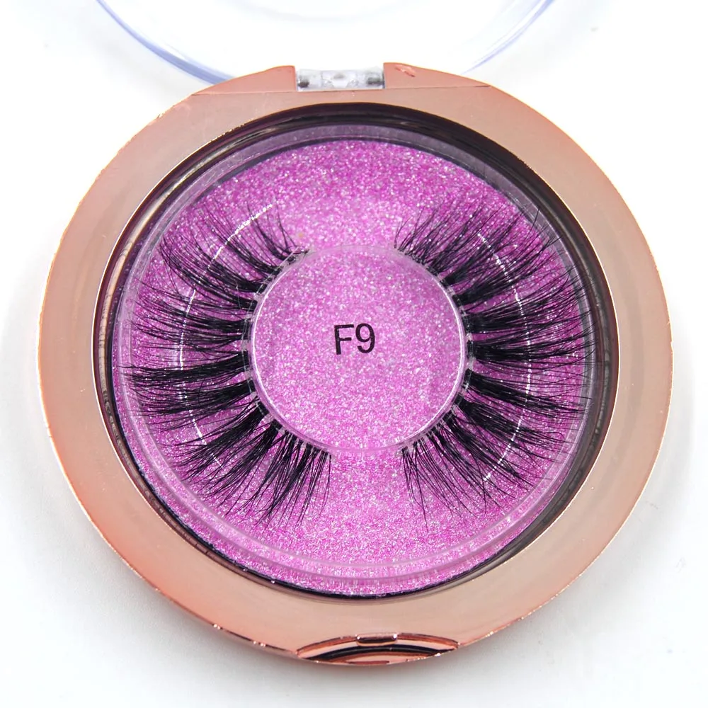 

1pair Handmade high quality 3D mink hair stage nightclub style wholesale customized logo luxury private collection 10 styles