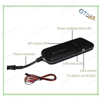 

Mini Car GPS Tracker Locator GT02A Google Link 4 Band GSM / GPRS / GPS Vehicle Auto Car Real Time Tracking Device