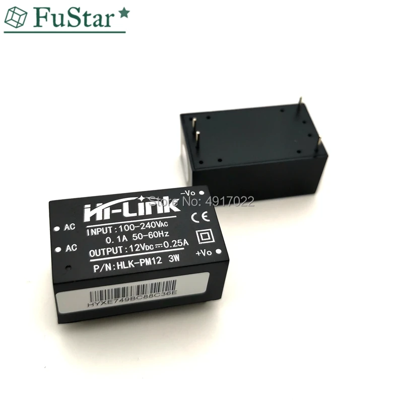 HLK-PM01 HLK-PM03 HLK-PM12 AC-DC 220V 5 V/3,3 V/12 V Мини модуля питания, интеллигентая(ый) бытовой выключатель питания модуль