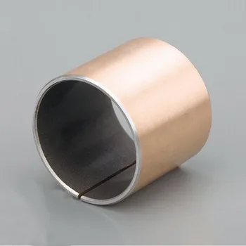 

2pcs copper color SF-1F self-lubricating composite bearing bushing flange sleeve guide sleeves nut 17x19x25/30mm IDxODxH