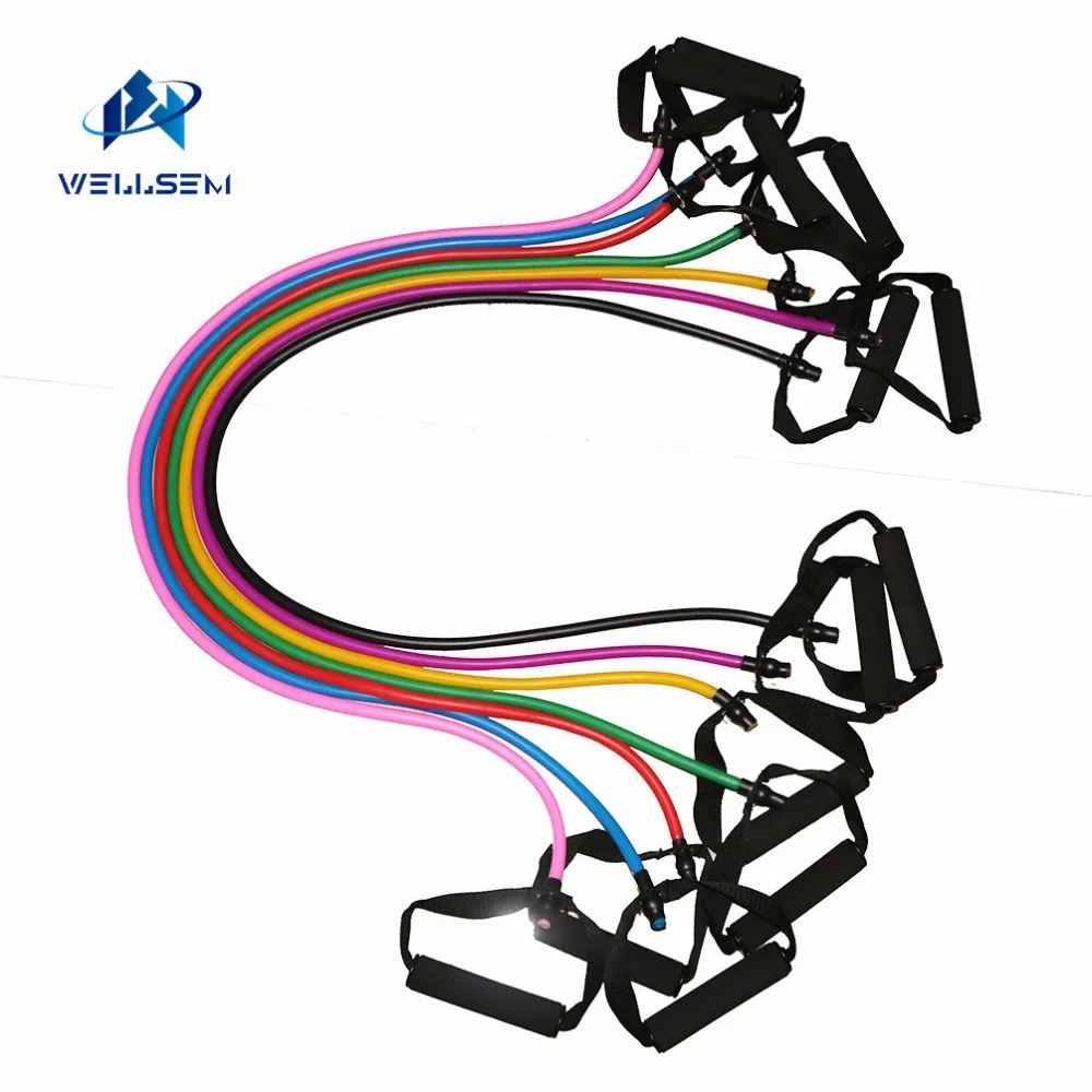 Yoga Pull Rope font b Fitness b font Resistance Bands Exercise Tubes Practical Training Elastic Band