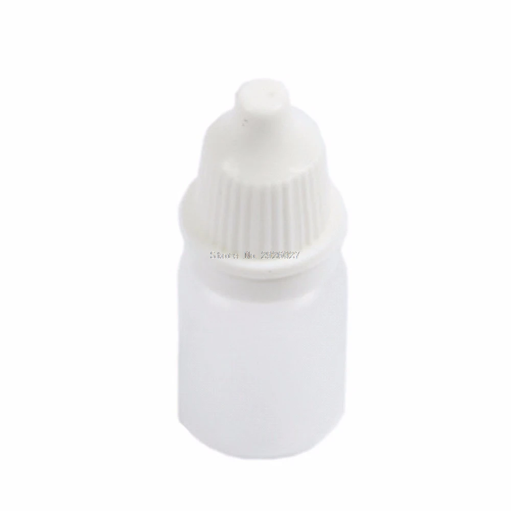 10Pcs 5ml Empty Squeezable Plastic Applicator Dropper Bottles Eye