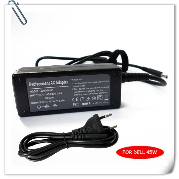 19.5V 2.31A 45W AC Adapter Charger Power Supply for Dell XPS 13 L321X