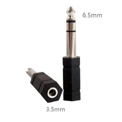 

3.5mm to 6.5mm Audio Adapter to 6.5 Male Plug to 3.5 Female Jack Connector Adaptor for DVD VCD Amplifier Speaker Recorder