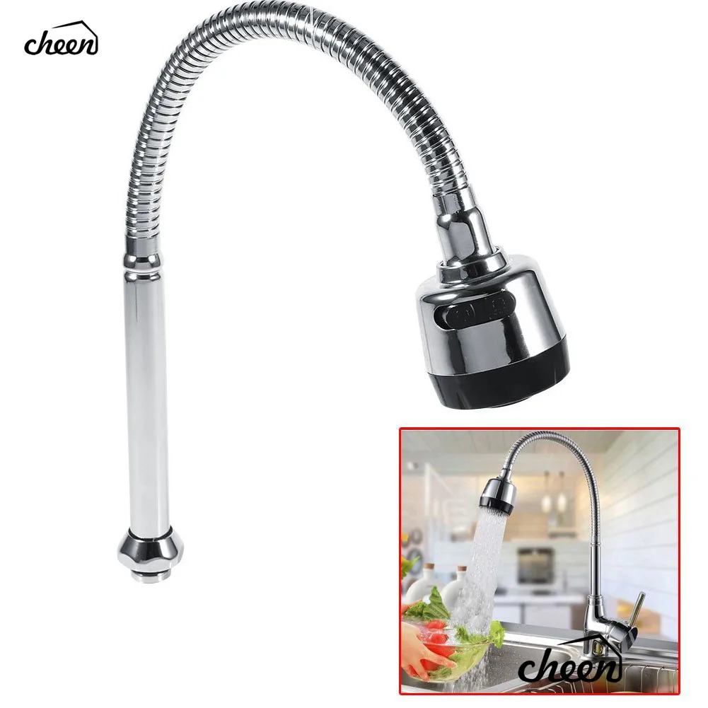 Us 7 73 40 Off 360 Adjustable Kitchen Faucet Sprayer Stainless Steel Swivel Spout Kitchen Sink Aerator Kitchen Faucet Accessories Replacement In