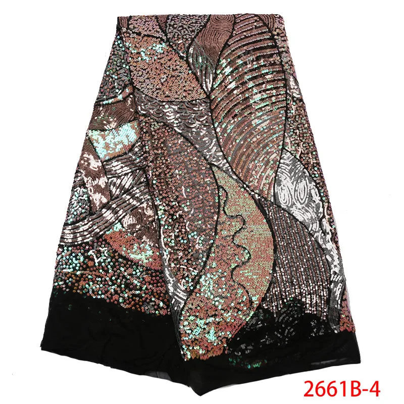 Последняя африканская кружевная ткань французская пряжа кружева высокого качества нигерийские кружева с блестками ткани для женщин платья KS2661B-1
