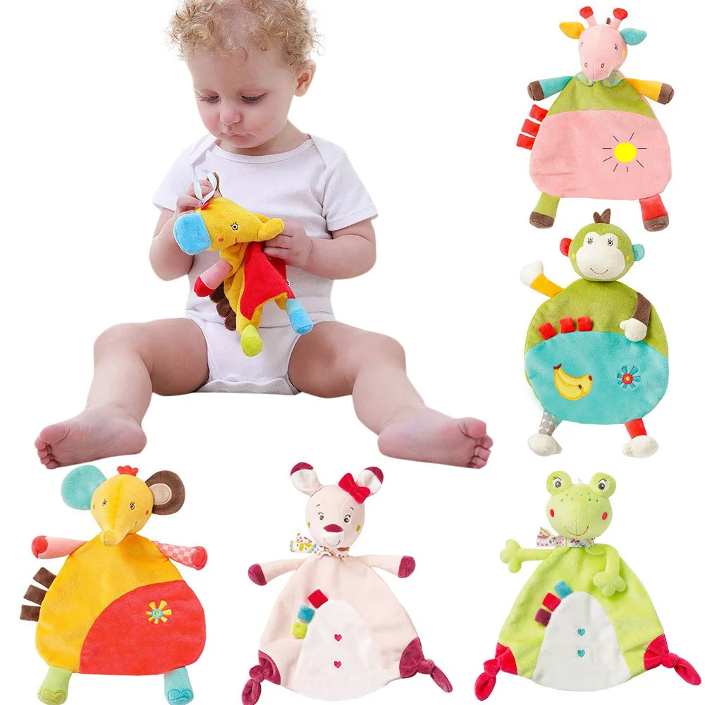 

Baby Towel Comforting Plush Toy Animal Doll Multifunctional Sleep Children Mouth Towel newborn photography props Towel without
