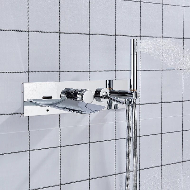 quyanre wanfan gappo led waterfall bathtub faucet wall mounted single handle mixer tap hot cold water mixer tap bathtub shower faucet1