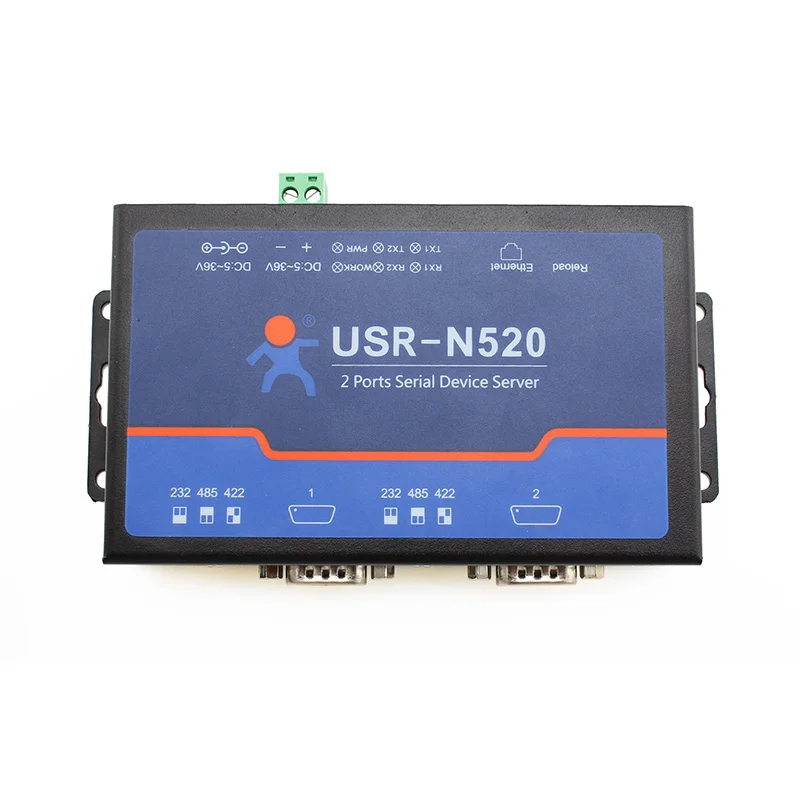 Industrial 2 Ports Serial Device Server Modems