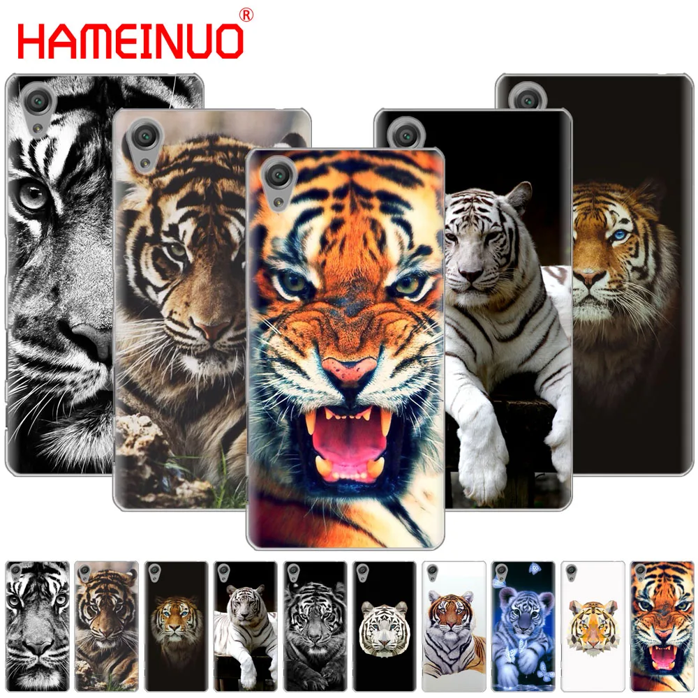

HAMEINUO animal tiger Cover phone Case for sony xperia C6 XA1 XA2 XA ULTRA X XP L1 L2 X XZ1 compact XR/XZ PREMIUM