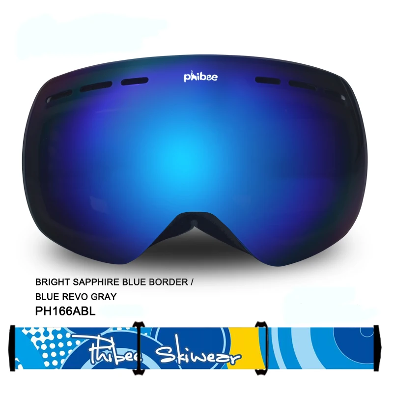 Koop Detector Skibril Mannen Vrouwen Snowboard Bril Grote Ski Masker Sneeuw Bril Skiën Dubbele UV400 Anti Fog