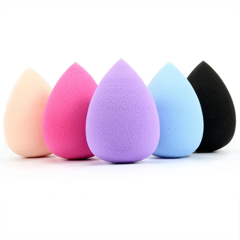 1pc gourd-shaped beauty sponge egg three-dimensional latex puff Smooth Women's Makeup tools Water-drop Shape Makeup beauty