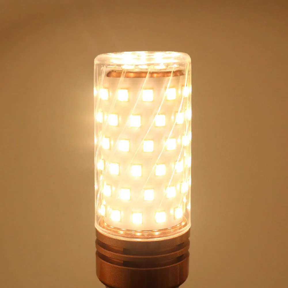 10x E27 110 В 220 2835 SMD Светодиодные лампы E14 кукурузные свечи 12 Вт 16 Bombillas холодный