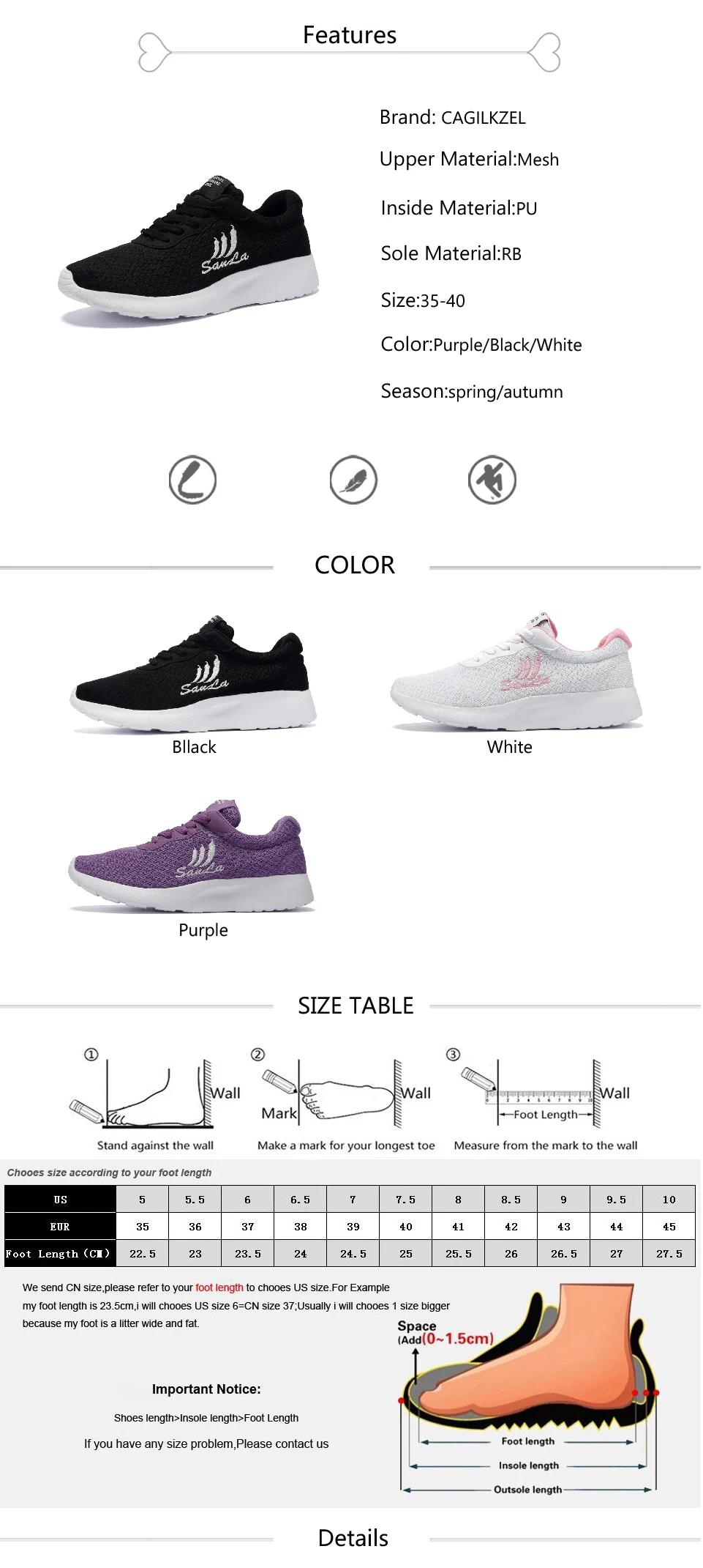 CAGILKZEL 2019 Summer Sneakers Women Shoes Breathable Mesh Shoes Woman Lace-up Tenis Feminino Walking Shoes For Zapatillas Mujer (2)