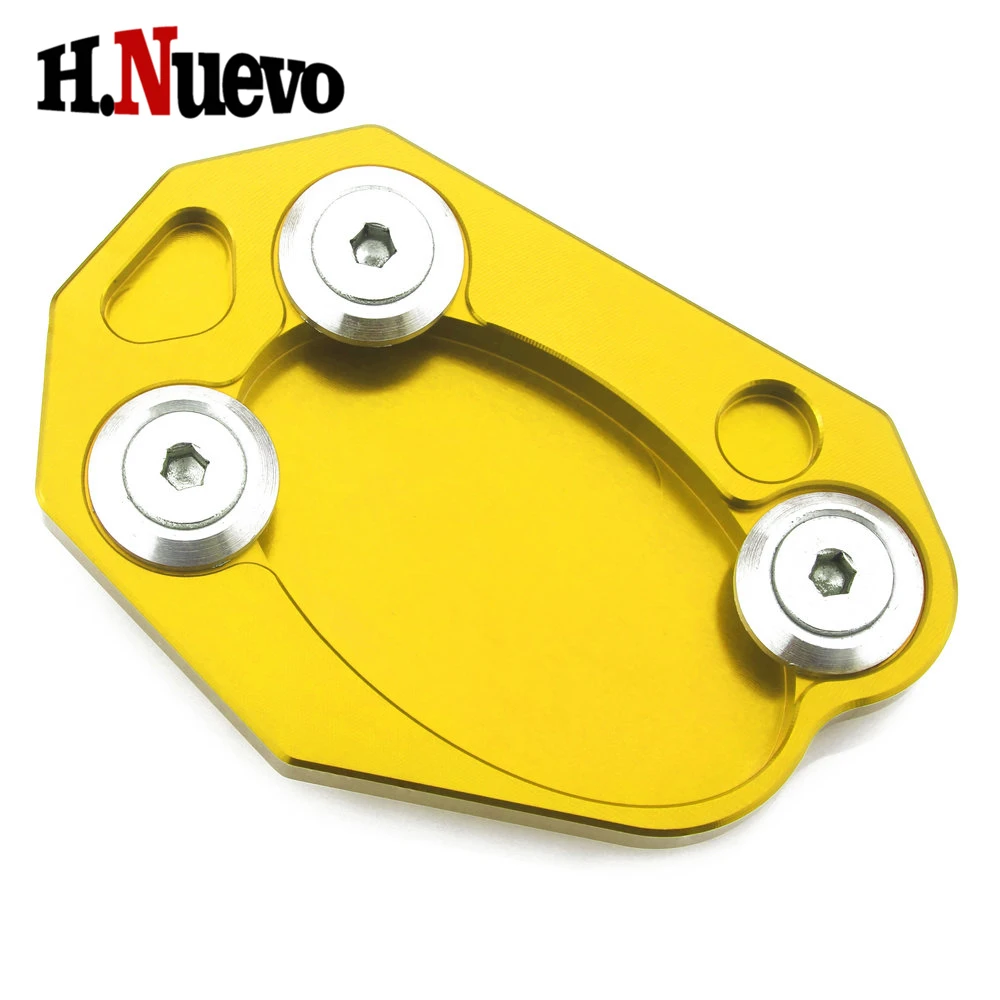 For Kawasaki Z800 Z 800 2013-2015 CNC Kickstand Side Stand Enlarger Plate Pad For Kawasaki Z1000 Z1000SX Z 1000 SX 2010-2015 (17)