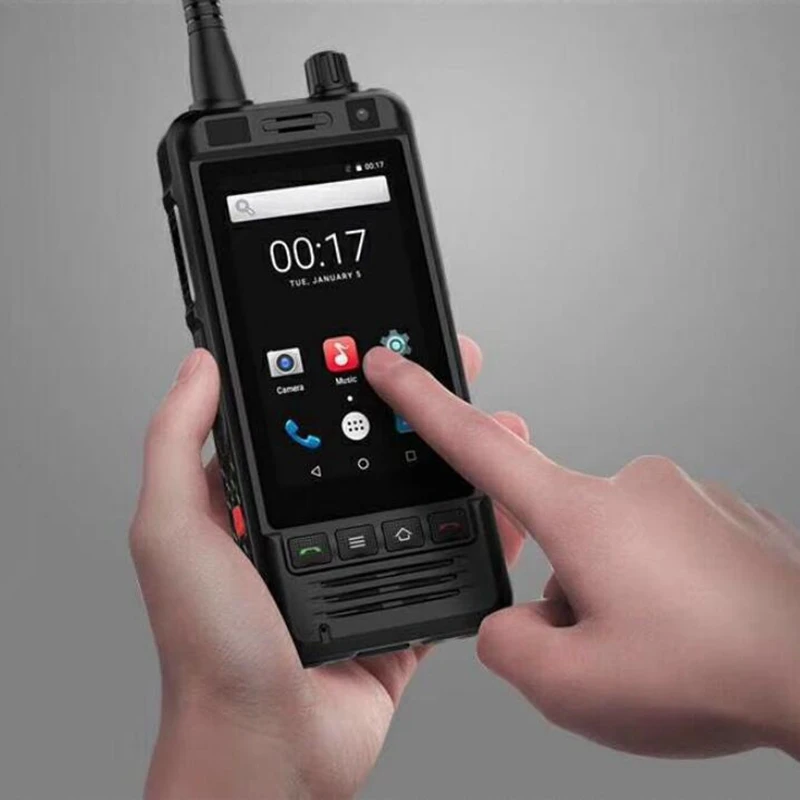 Аналоговая + WCDMA GSM сеть портативная рация SIM карта wifi bluetooth с сенсорным