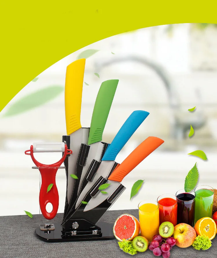 KCASA Ceramic Knives Kitchen knives 3 4 5 6 inch Chef knife Cook Set