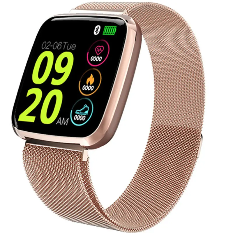 

HD Color Screen Smart Watch Woman Relogio Digital Waterproof Heart Rate Smartwatch Men Sports Watch Bluetooth Remote Photography