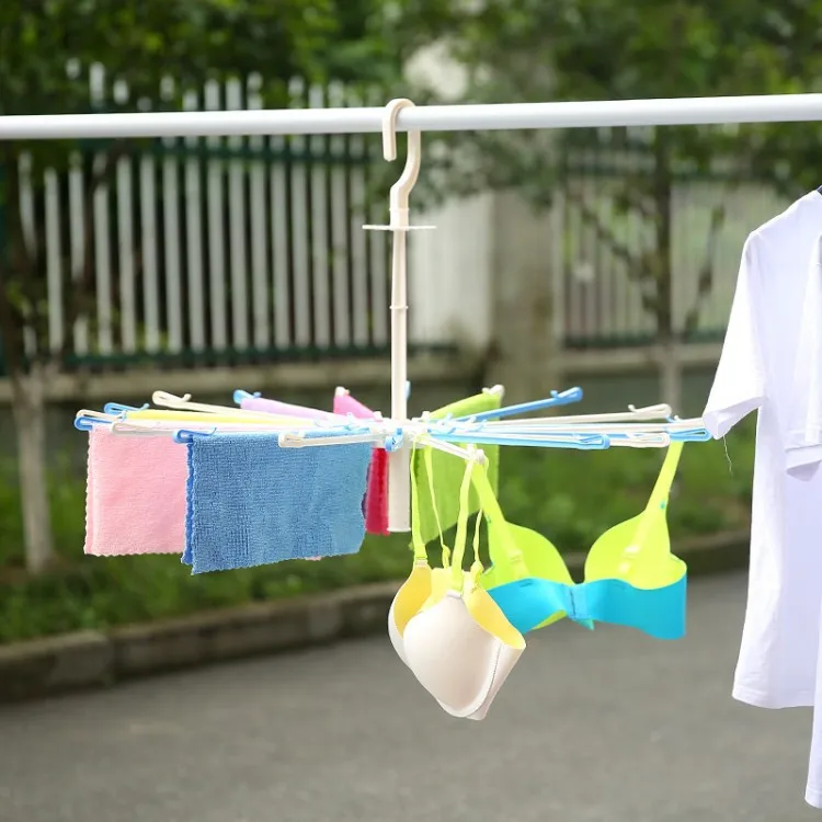 1pc multifunctional clothes hanger, 20 umbrella type airer washing