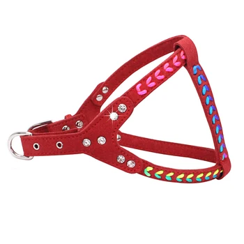 

Small Dogs Harness Vest Puppy Collars Animals Bling Accessories Personalized For Pet Harness Product Supplies hondentuigjes