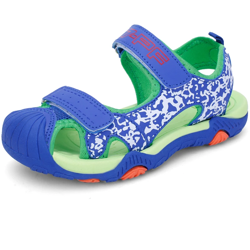 Anti-collision Toe Cap Thick Sole Soft Non-slip Children Sandals Shoes Boys Summer Water Shoes Outdoor Beach Sandals Shoes Boy