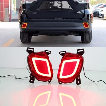 

Led Rear Driving Light For Toyota Highlander Kluger XU50 2014 2015 2016 Brake Lights Rear Bumper Lamp Warning Light Fog Lights
